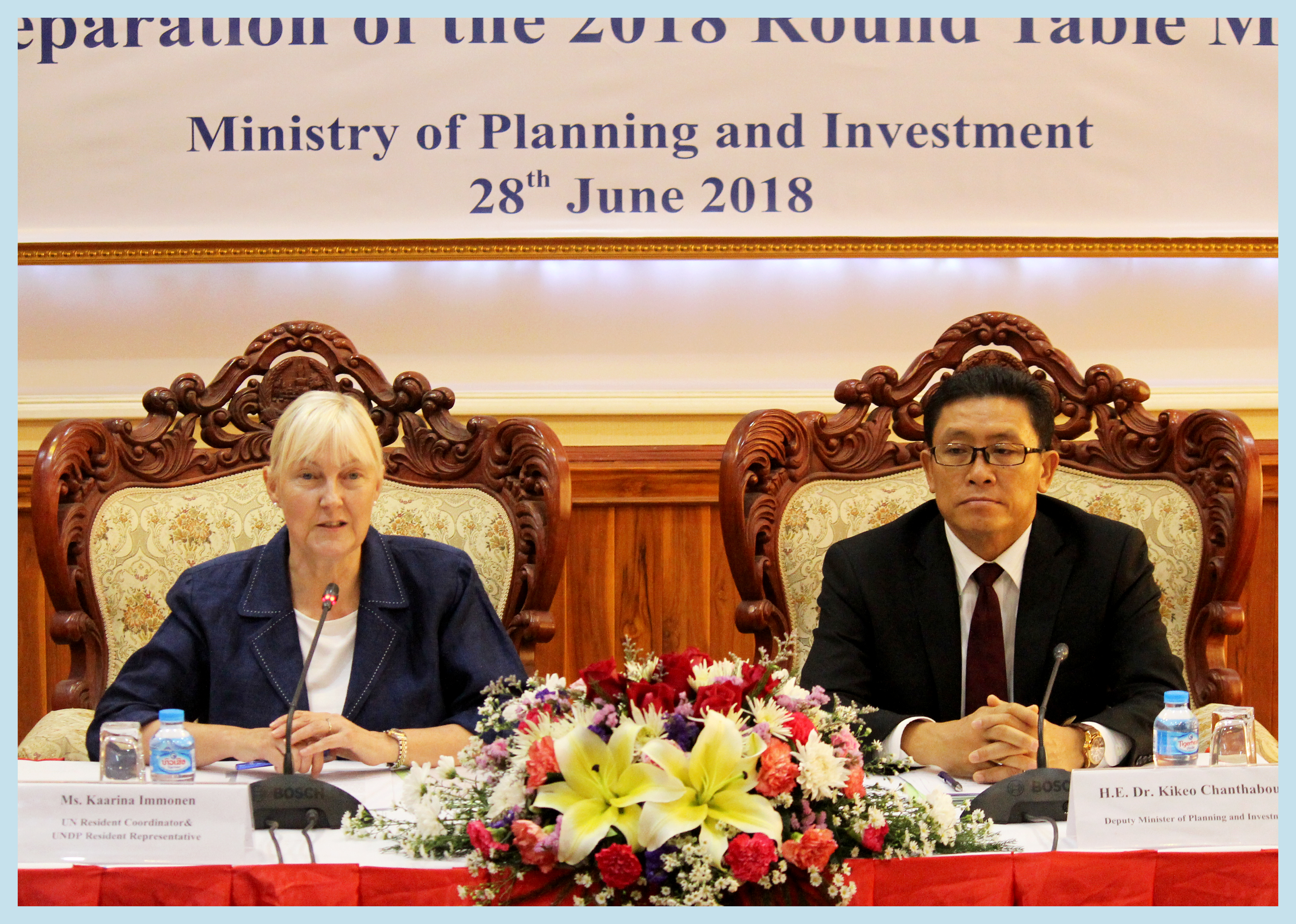 Meet the Press Event on the Preparation for the 2018 Round Table Meeting